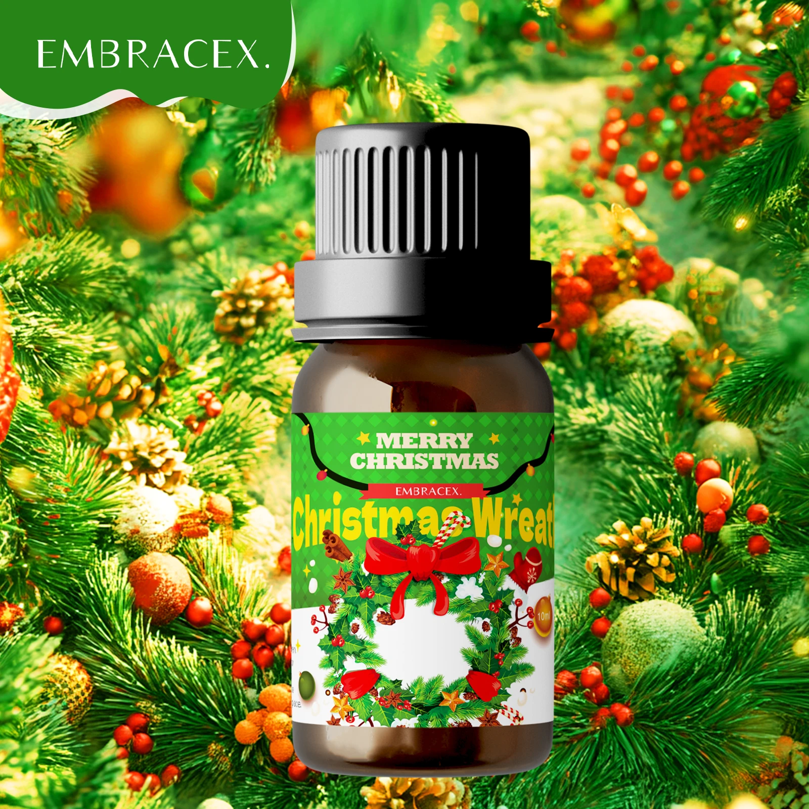 

10ml Christmas Wreath Essential oil Merry Christmas Essential oils Skincare All Skin Types DIY Christmas Soap Christmas Gifts
