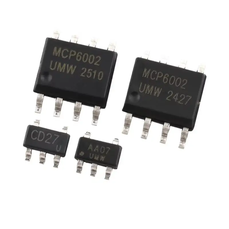 10 Stück Niedrigenergie-Operationsverstärker-Chip IC MCP6002-I MCP607-I/P MCP6001T – Detail 2