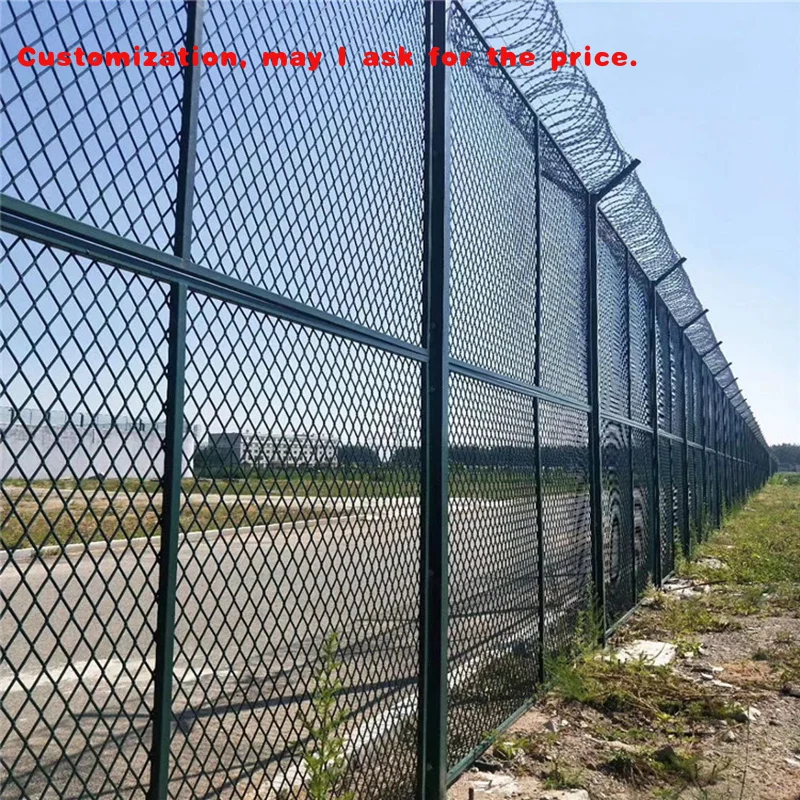 custom.Trade Zone Net Wall Prisons Elephated Fence Airports Y-Column Anti-Climbing Blade Rolling Fencing Trellis