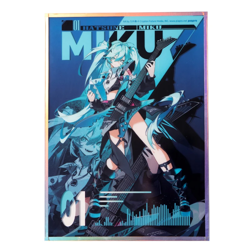 Moeyu Vocaloid Hatsune Miku Passionate Rave Acryl Malerei Pad Farbe Poster Board Anime Figur Pad