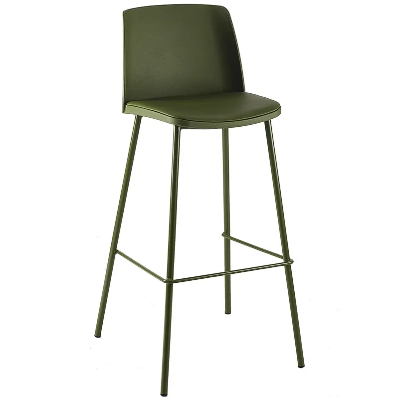 stool household can be stacked plastic stool modern simple restaurant spare thickened transparent windmill high bench