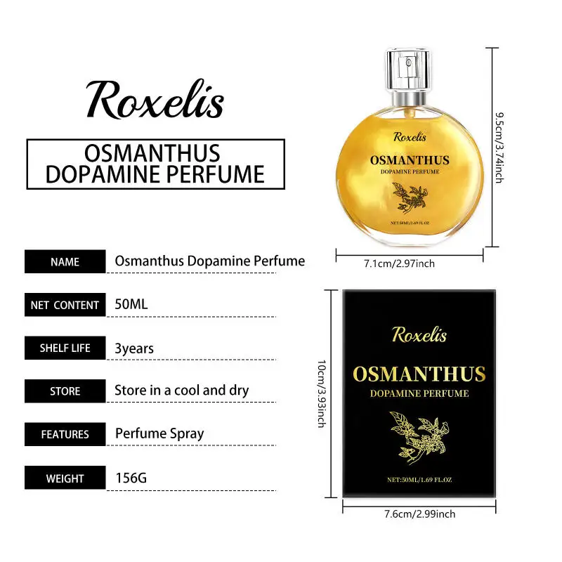 Roxelis Osmanthus Gilt Perfume Lasting Light Fragrance Natural Fresh Moisture Charm Fragrance Fragrance Fine Mist Osmanthus