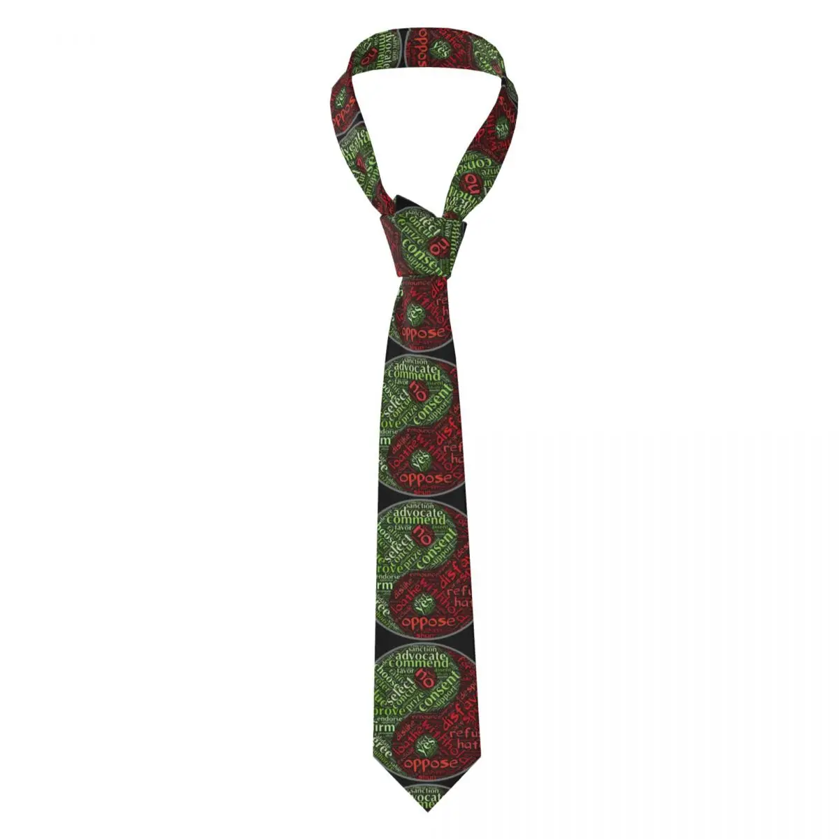 

Mens Tie Classic Neckties Opposites Contrast Green Narrow Collar Slim Casual Tie Accessories Gift