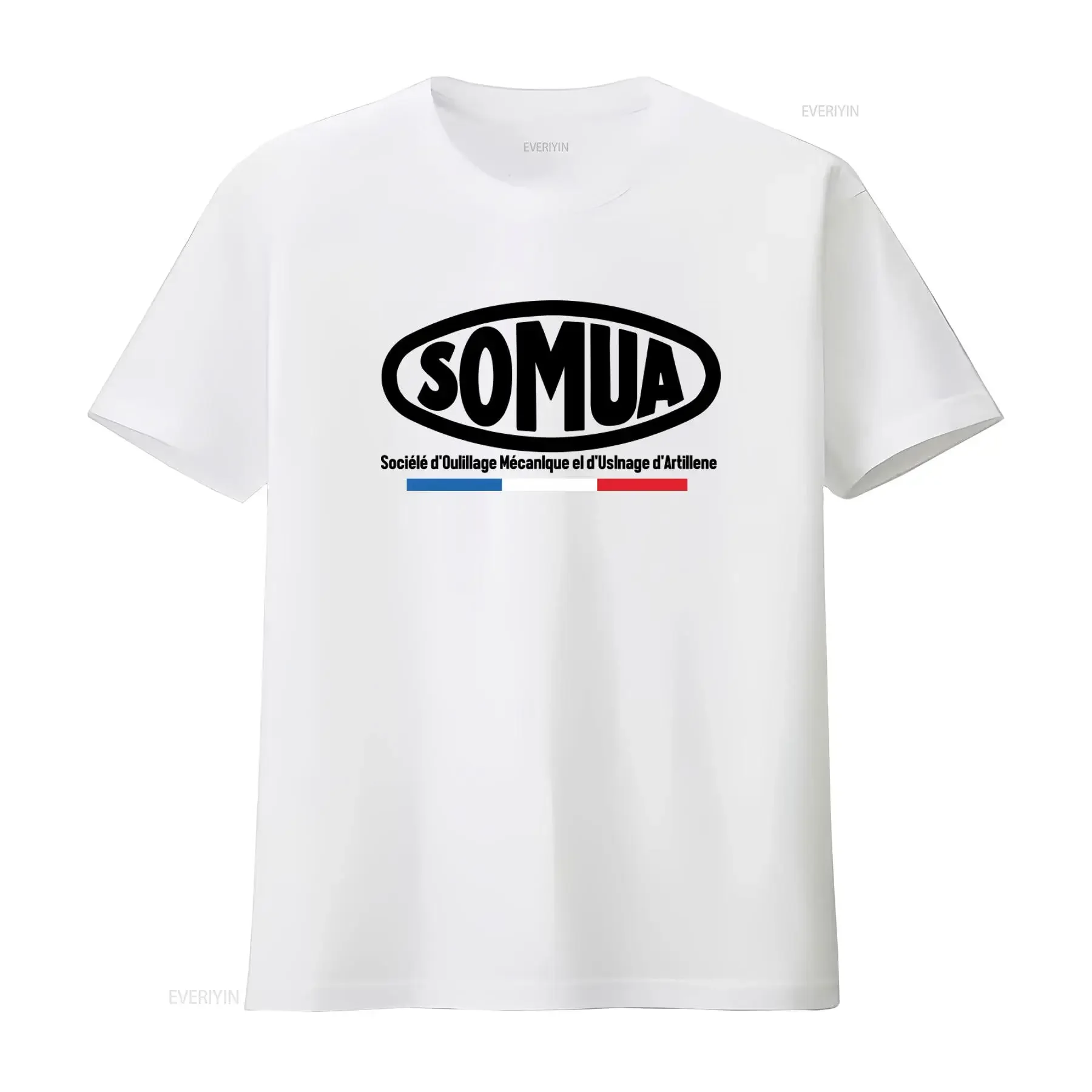 SOMUA Logo T Shirt Panzer Truck Mechanical Tooling Machining Company Design 41031 vintage Washed streetwear Versatile
