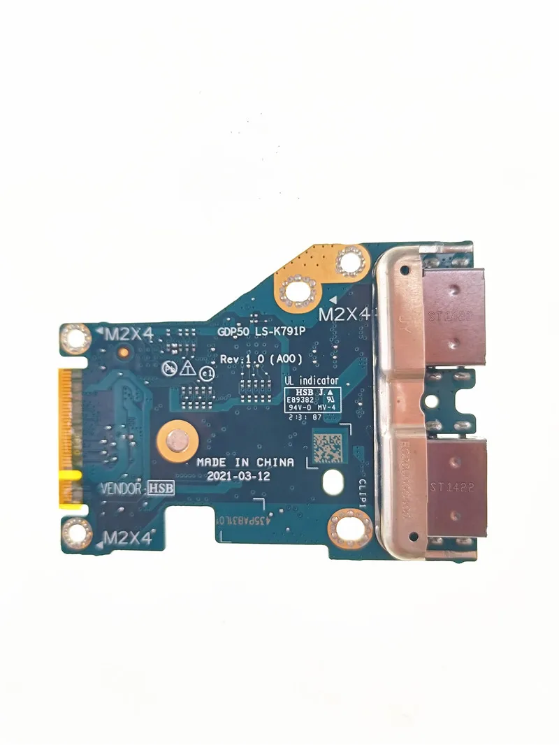 For Dell Alienware m15 R6 laptop built-in USB board USB IO board circuit board GDP50 LS-K791P 730VK 0730VK
