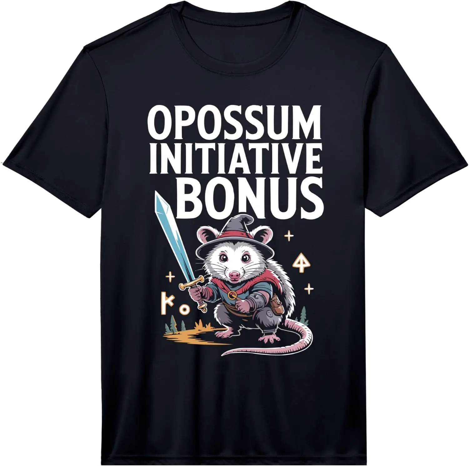 Mens RPG Master D20 Role Playing Board Game Funny Gaming Performance T-Shirt 100% Cotton Trendy Y2K Short-Sleeve Tee – Soft,