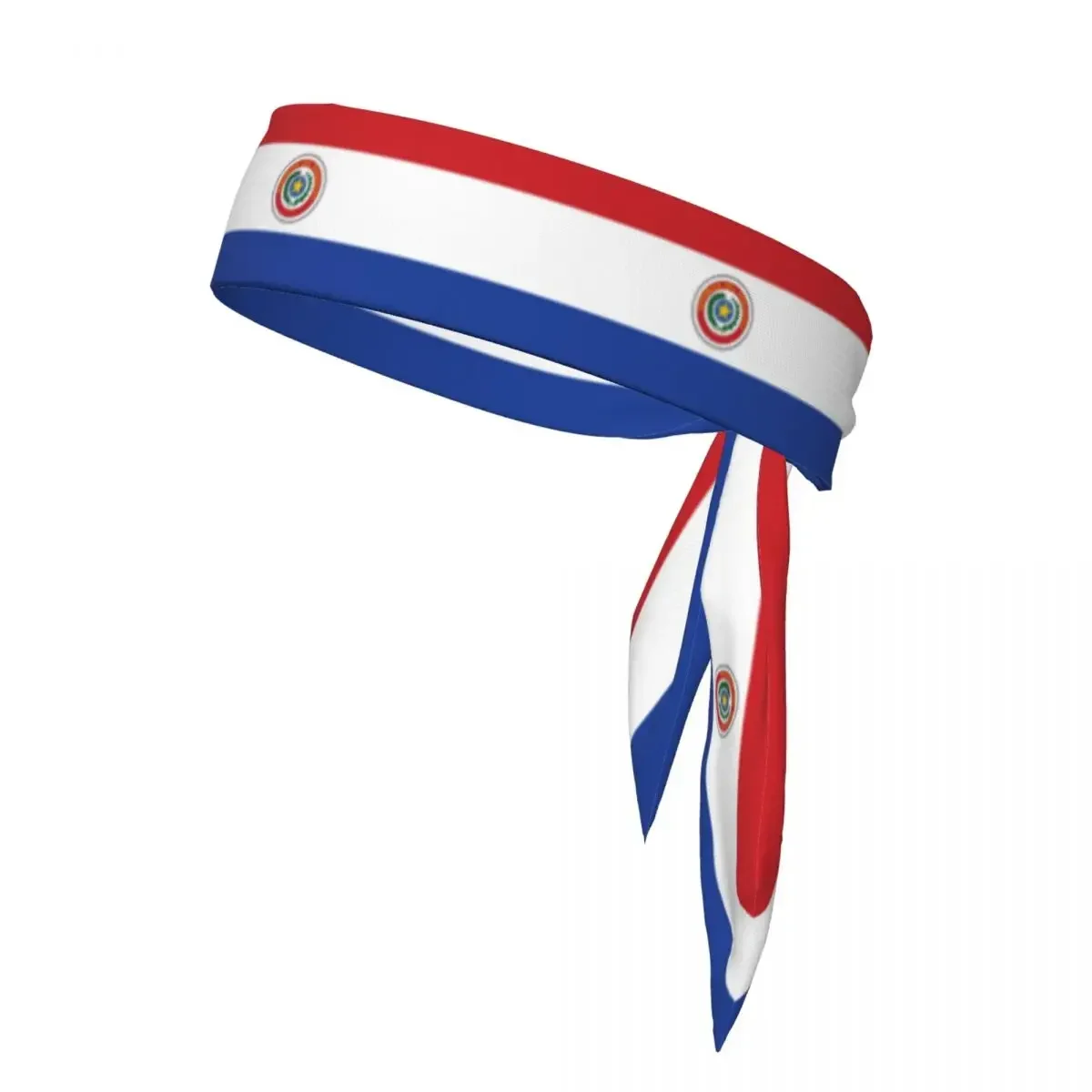 

Sports Headband Head Tie Paraguay Flag Bandana Sweatbands Yoga Tennis Headwrap For Adult