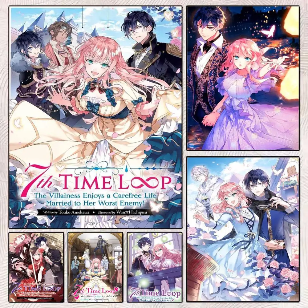 Romance Anime 7th T-time loop Poster Modern Minimalist Wall Art Prints Poster Home Decor Interior Bedroom Living Room