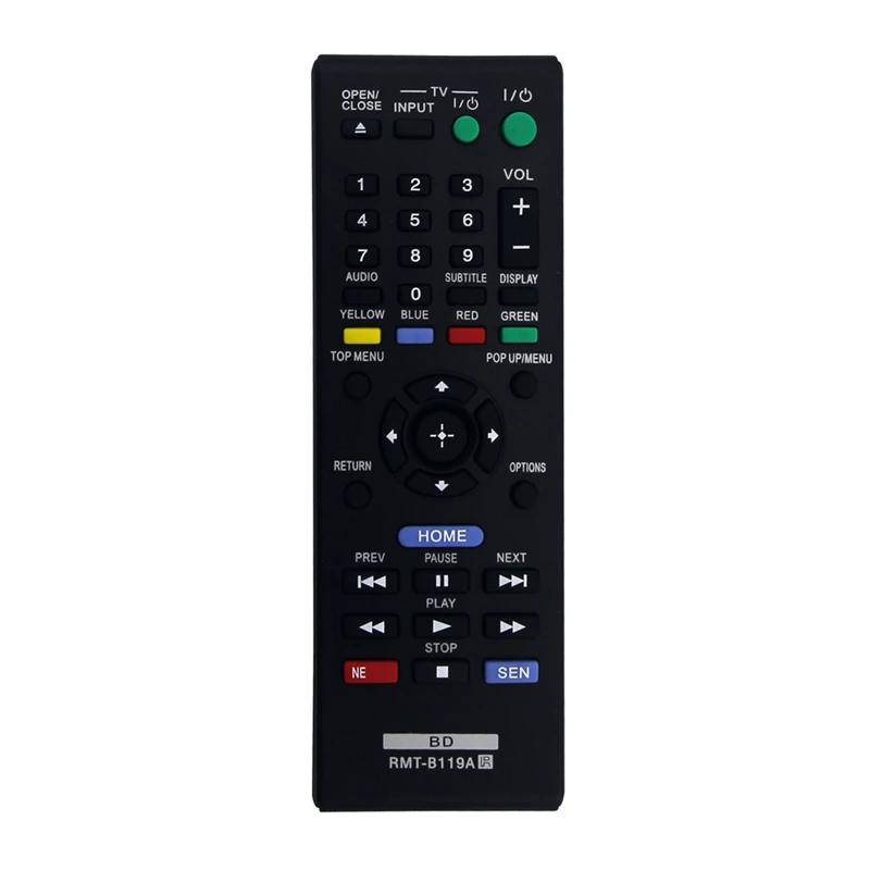 RMT-B119A Remote Control For Sony Blu-Ray Disc DVD Player BDP-BX59 BDP-S390 BDP-S590 BDP-BX110 BDP-S1100 BDP-S3100