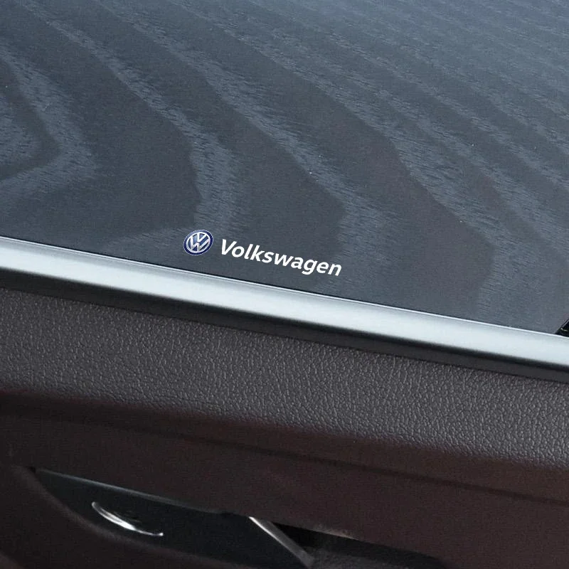 Car Sticker Interior Random Stickers Car Goods Car Steering Wheel For Volkswagen CC Polo Golf 4 5 6 7 MK4 MK5 MK6 MK7 Passat view 5
