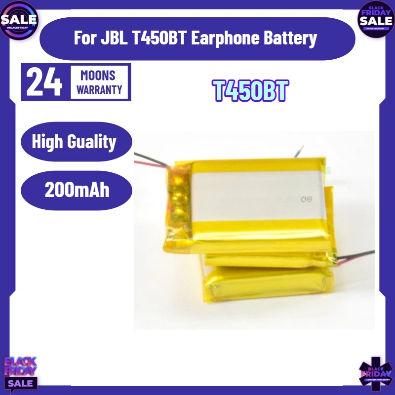 

NEW 300mAh Battery for JBL T450BT Battery FOR JBL JR300 Wireless Bluetooth Earphone Battery