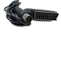1 pcs For Sega genesis 1   MD1 C type European pal version scart video  8-pin cable