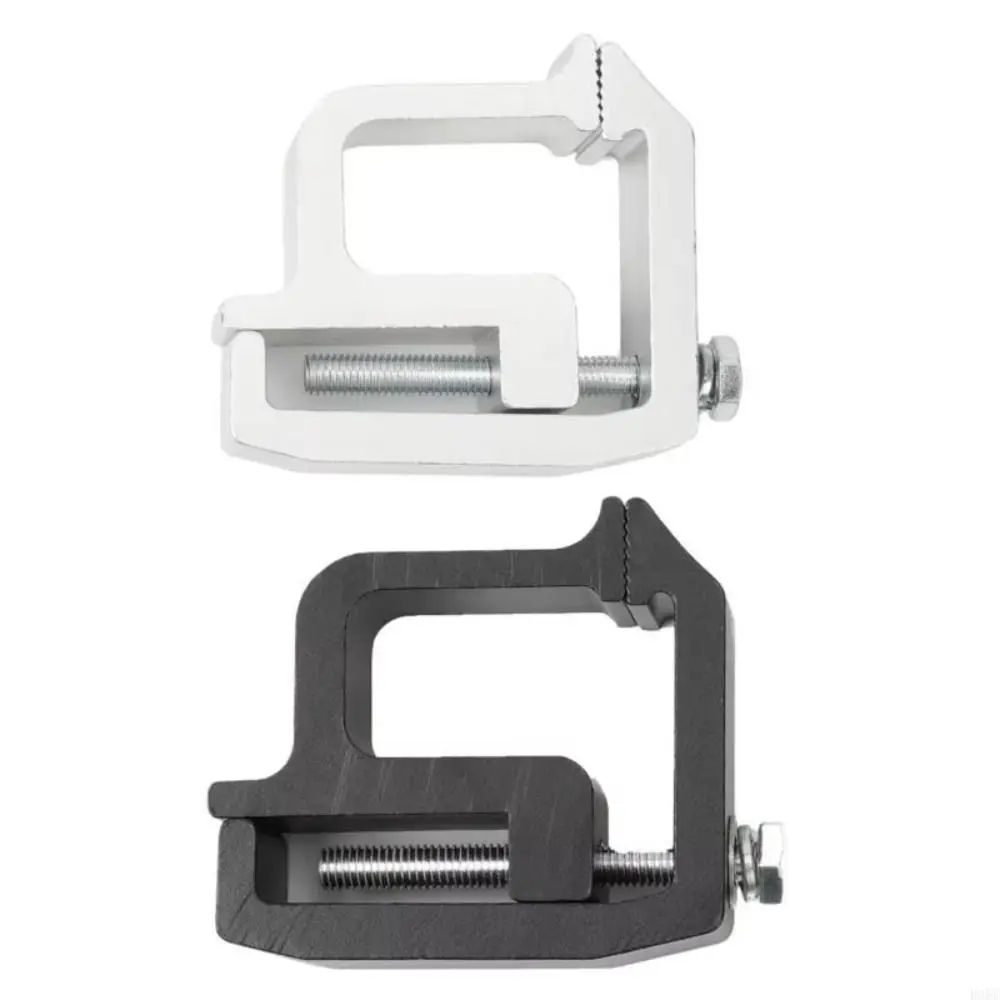 Aluminum Truck Canopy Clamps Secure Heavy-Duty Camper Shell Mounting Clamps Corrosion Resistant Black/Silver