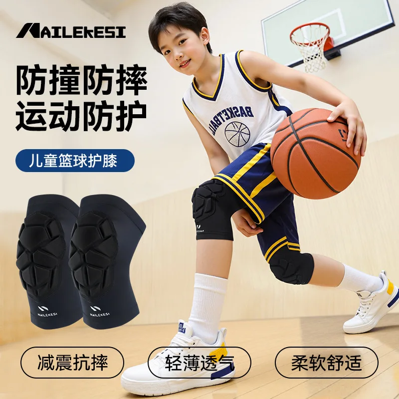 Kneepad Sports Protection Breathable Football Basketball Outdoor Sports Kneepad Protection Professional Knee Anti-drop Durable