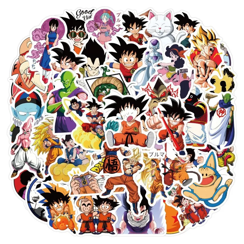 100pcs น่ารักการ์ตูน Dragon Ball Creative ส่วนบุคคล Graffiti สติกเกอร์ตกแต่ง