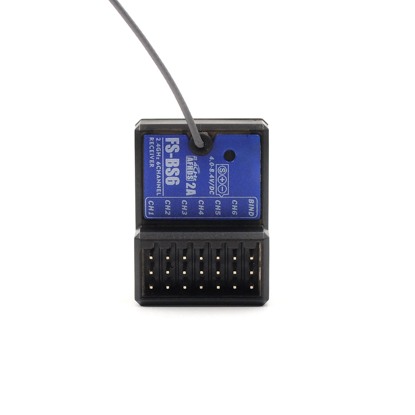 FlySky FS-BS6 استقبال 2.4Ghz 6CH AFHDS2 ل FlySky FS-GT5 FS-IT4S FS-GT2E FS-GT2G الارسال RC سيارة قارب FlySky استقبال