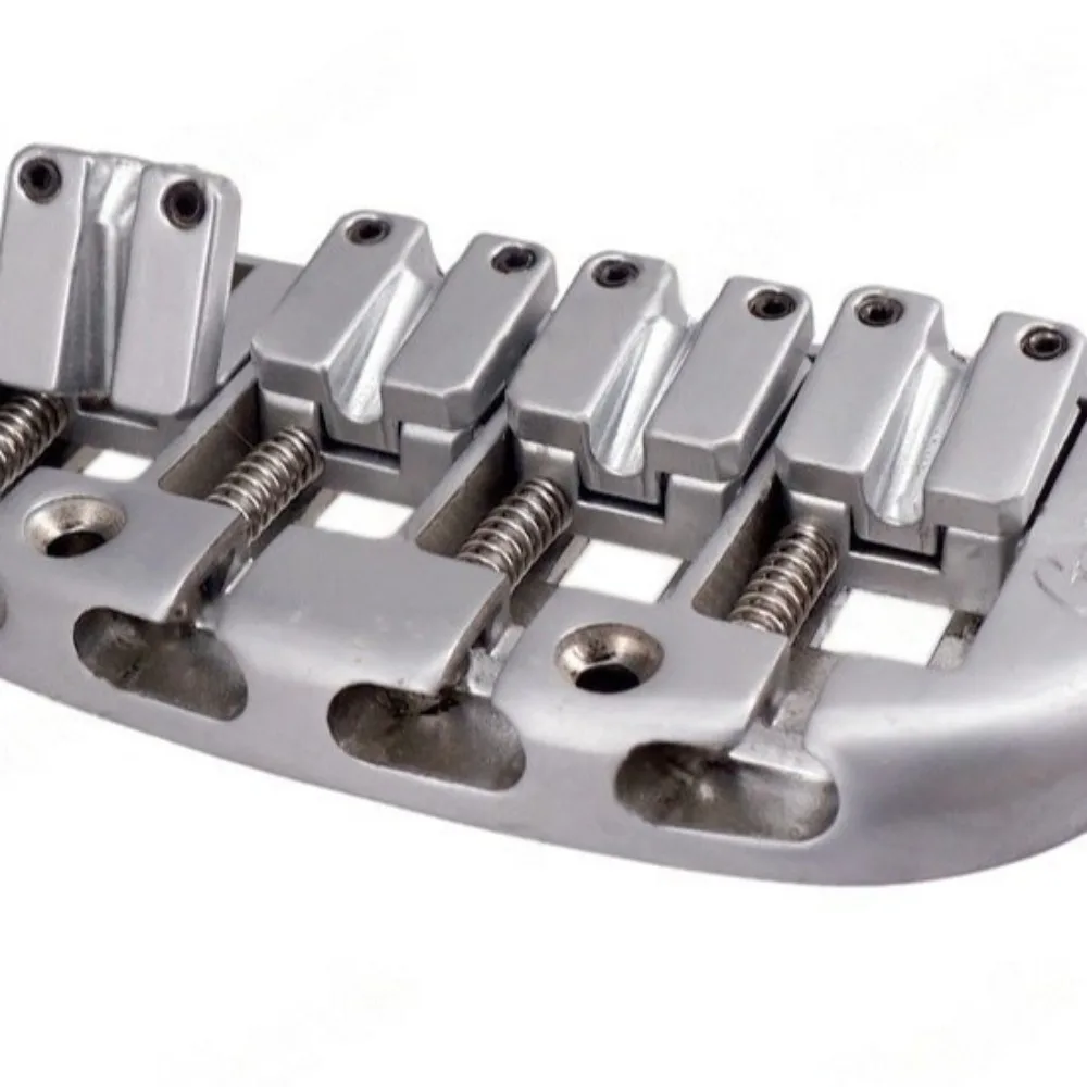 

Flip-top Fine-tuning Bridge for Four-string Electric Bass Guitar