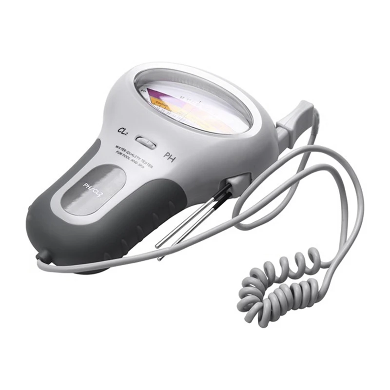 Пластиковый PH-измеритель хлора 2-в-1, устройство для тестирования качества хлорной воды CL2, измерительный швейный инструмент для бассейна, аквариума