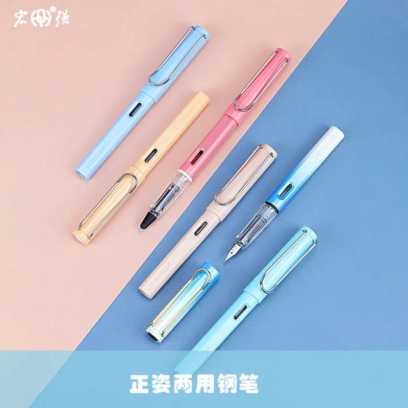 

30 шт., ручка Hongqiang, студенческая ручка, высокий внешний вид, впитывающие чернила, сменный мешок для чернил, оптовая продажа, ручка B