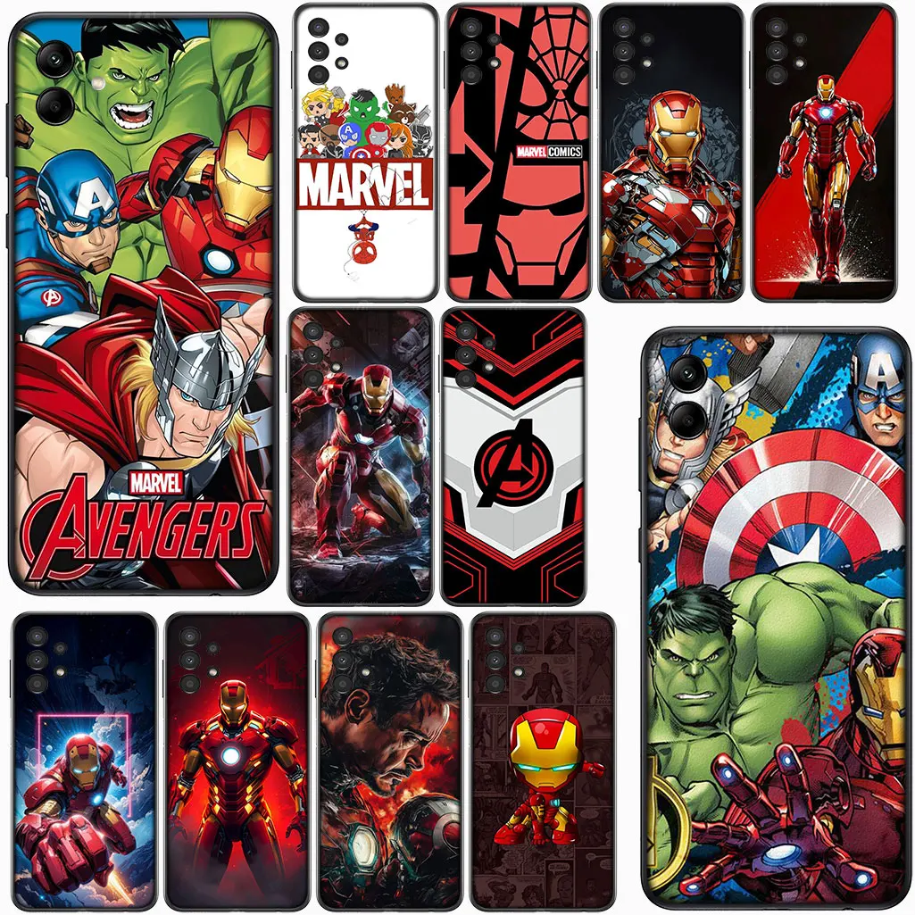 Мягкий чехол Marvel Hero Iron Man, чехол для телефона OPPO A80 A40 A60 A38 A79 A15 A16 A17 A58 A78 A57 A18 A53 A40M