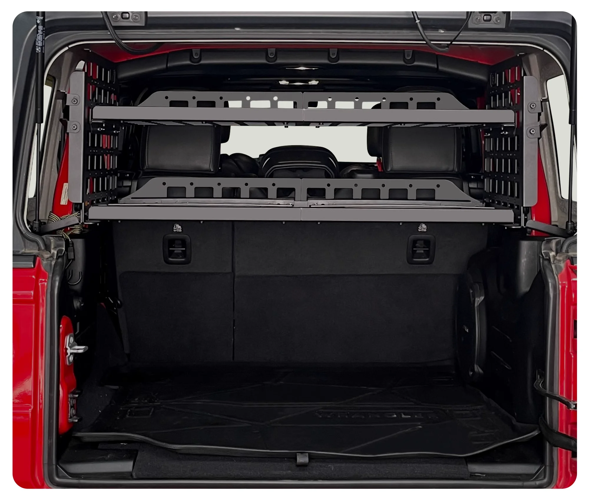 CGZ Camping Table Trunk Luggage Storage Modualr Panel Fit for Jeep Wrangler JL Hardtop 4-door 2018-2023