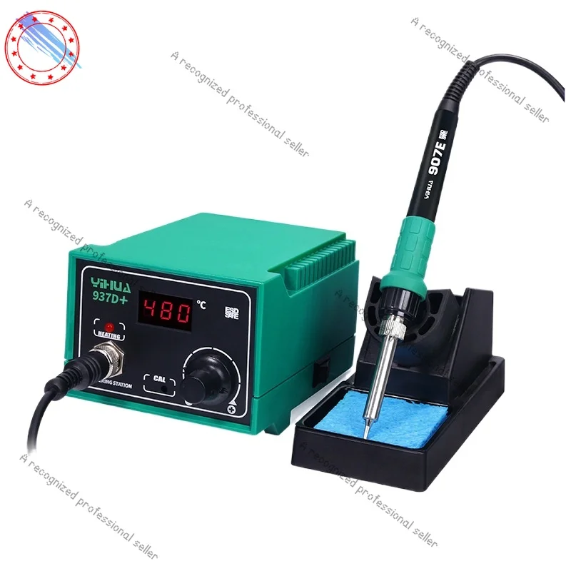 

937D + constant temperature welding table, temperature regulation electric welding table, digital display 60W electric soldering