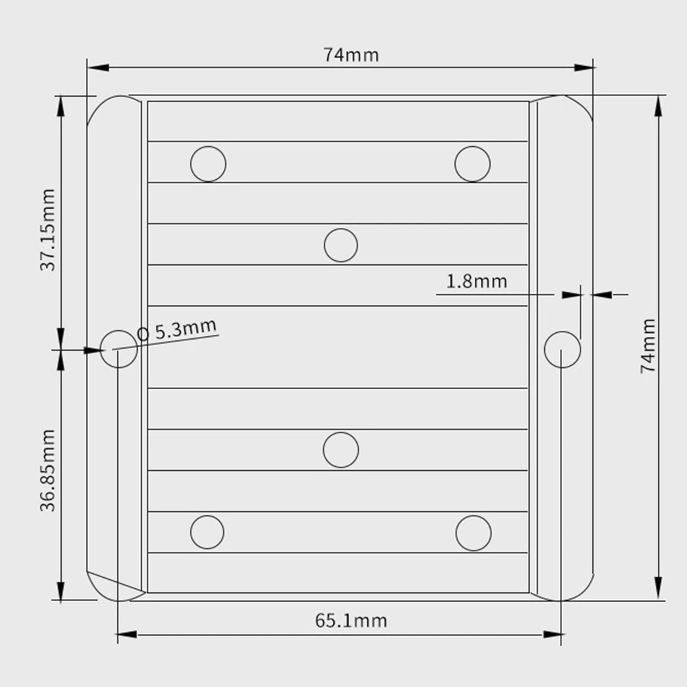 12V to 24V 360W 15A DC Power Converter with Fuse Protection and High Efficiency for GPS LCD TV Intercom and Monitoring Equipment