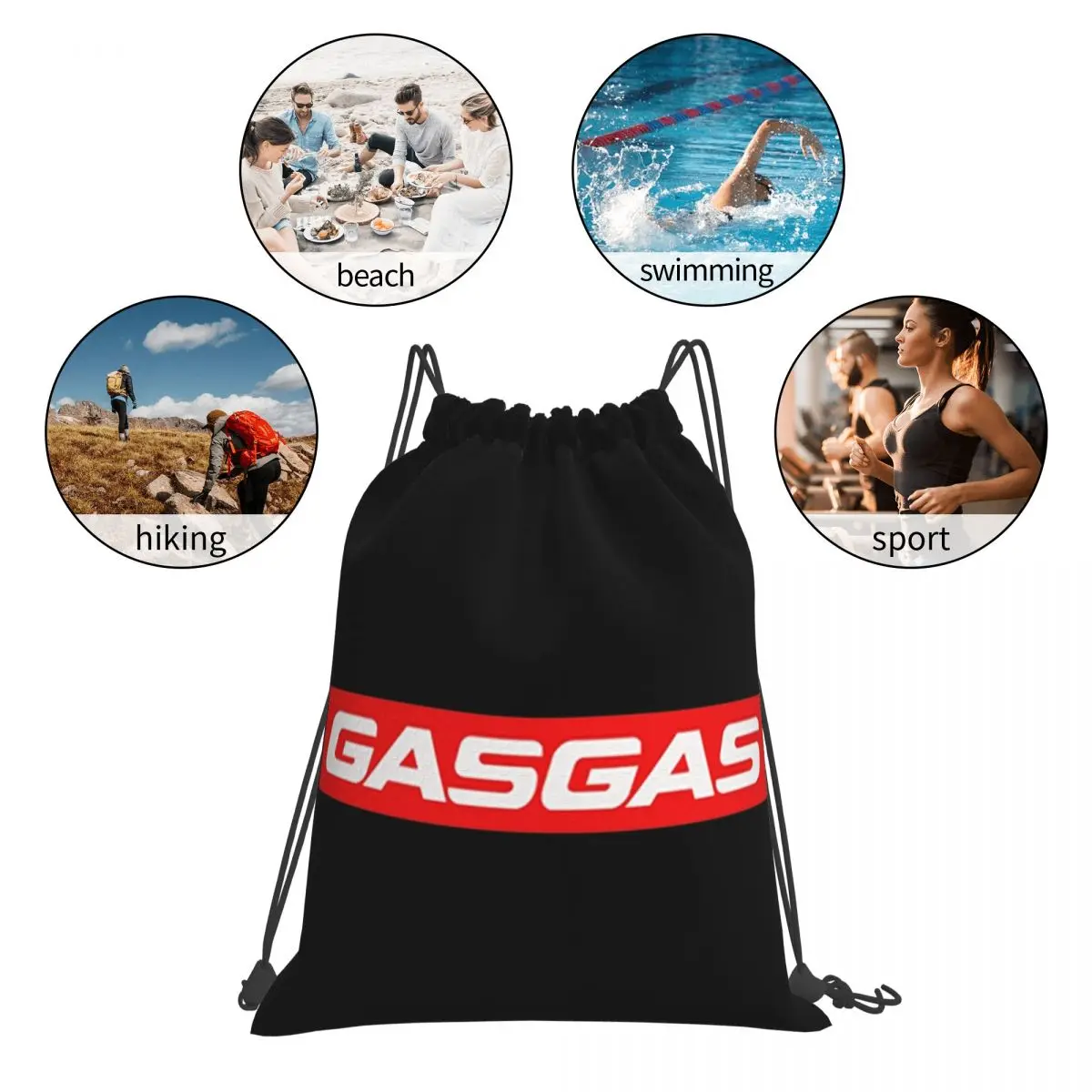 حقائب ظهر لسباق الدراجات النارية G-Gasgas حقائب ظهر برباط كاجوال حقيبة رياضية حقائب كتب للسفر والمدرسة