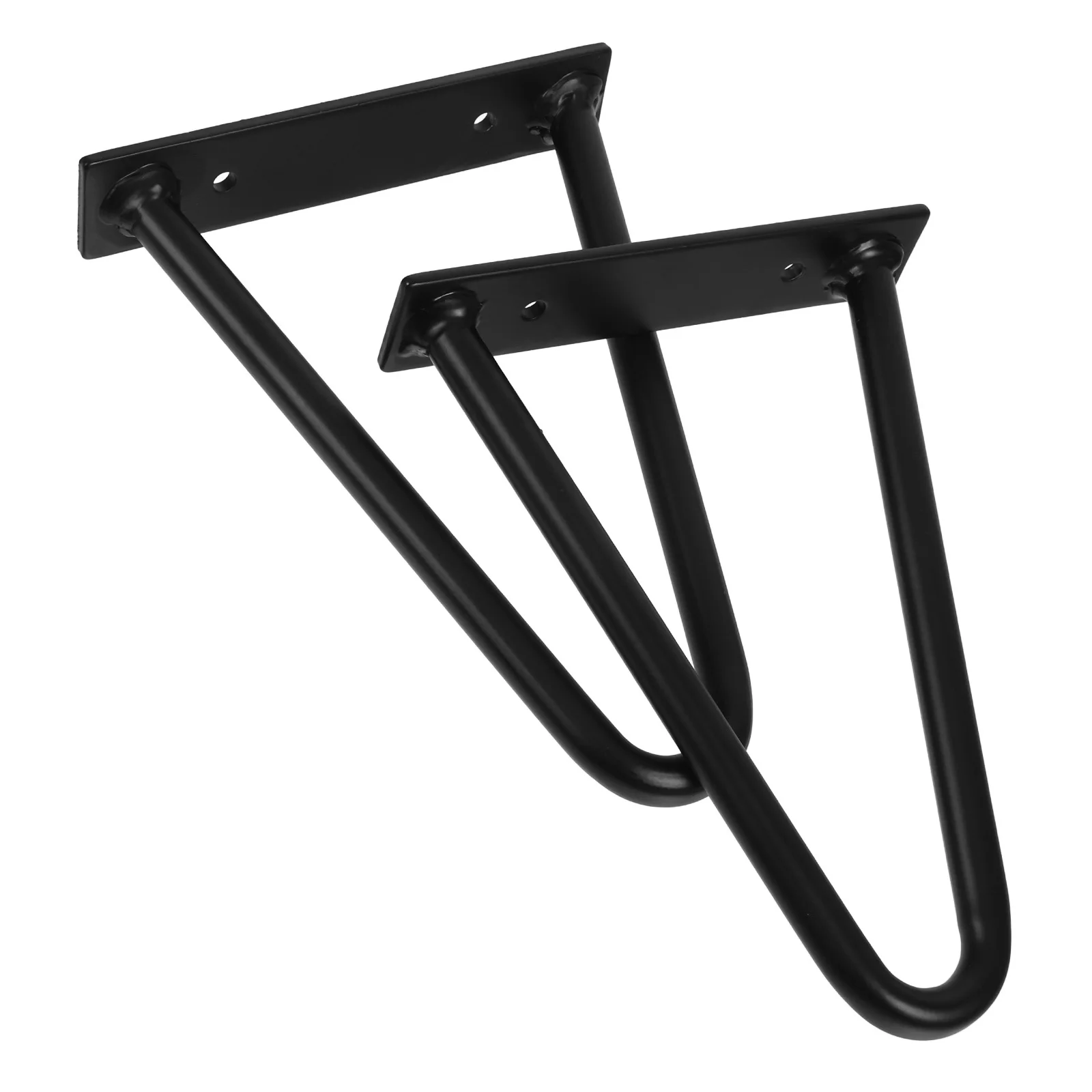 

2Pcs Durable Metal Hairpin Table Legs for Furniture Coffee Table Bench Desk Replacement Easy Install Load Bearing
