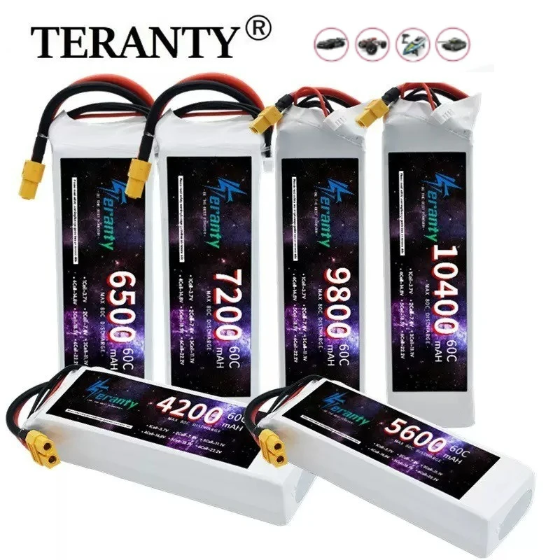 

11.1V Battery 3S Lipo Battery 1500mah 2200mah 3000mah 4200mah 6000mah 7200mah 9800mah 10400mah 45C 60C For RC Car Vehicle Drone