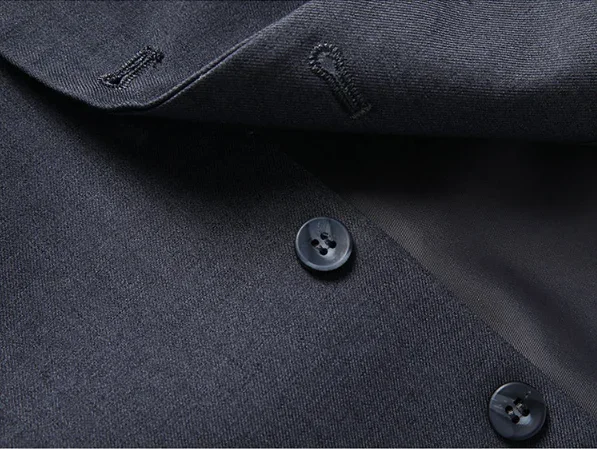 2026 Hochwertiger Herrenanzug in Unifarbe für Smart Casual Business, Hochzeit, Bankett, Bräutigam, Trauzeuge, Modetrend – Detail 15