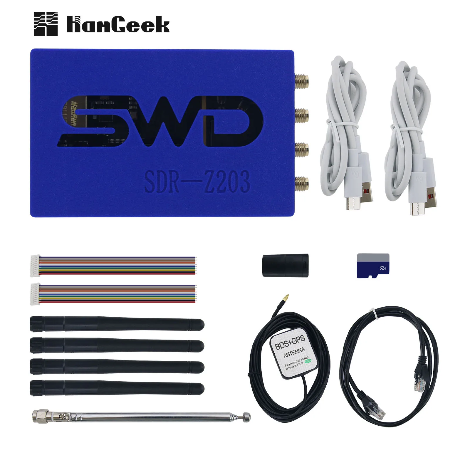HamGeek SDR-Z103 AD9363+ZYNQ7020 Software Defined Radio 2R+2T Development Board QPSK BPSK FM AWGN GPS Compatible with PlutoSDR
