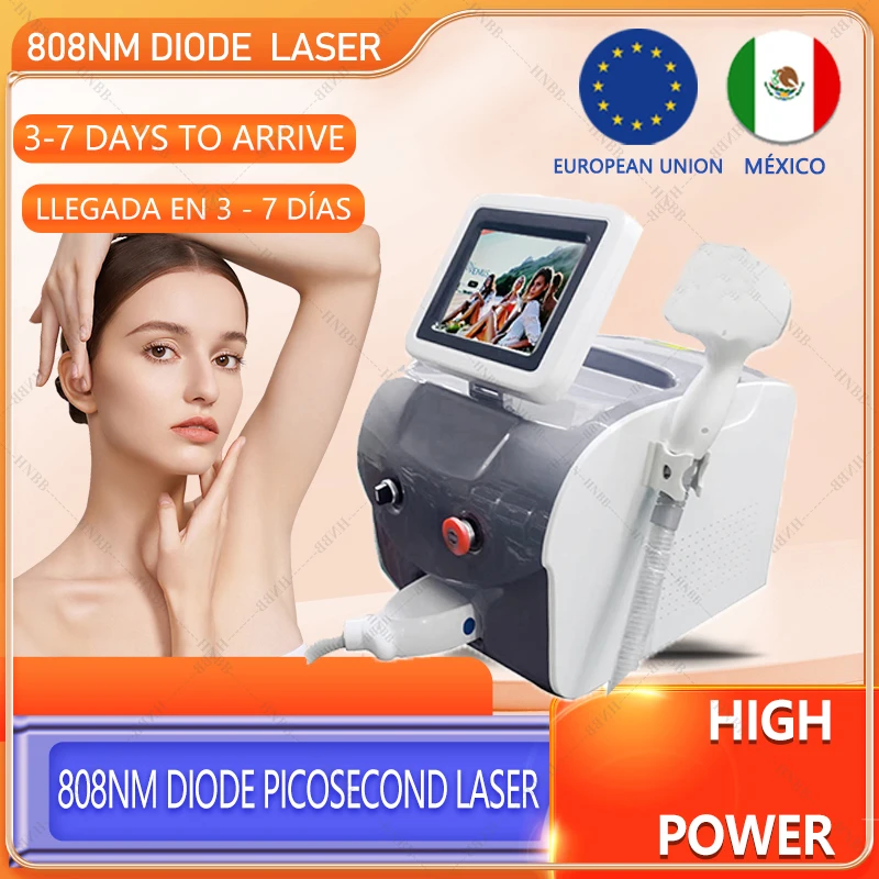 The Latest 3000W Laser 3 Wavelength Ice Platinum Hair Removal 755nm 808nm 1064nm Laser Diode Hair Removal