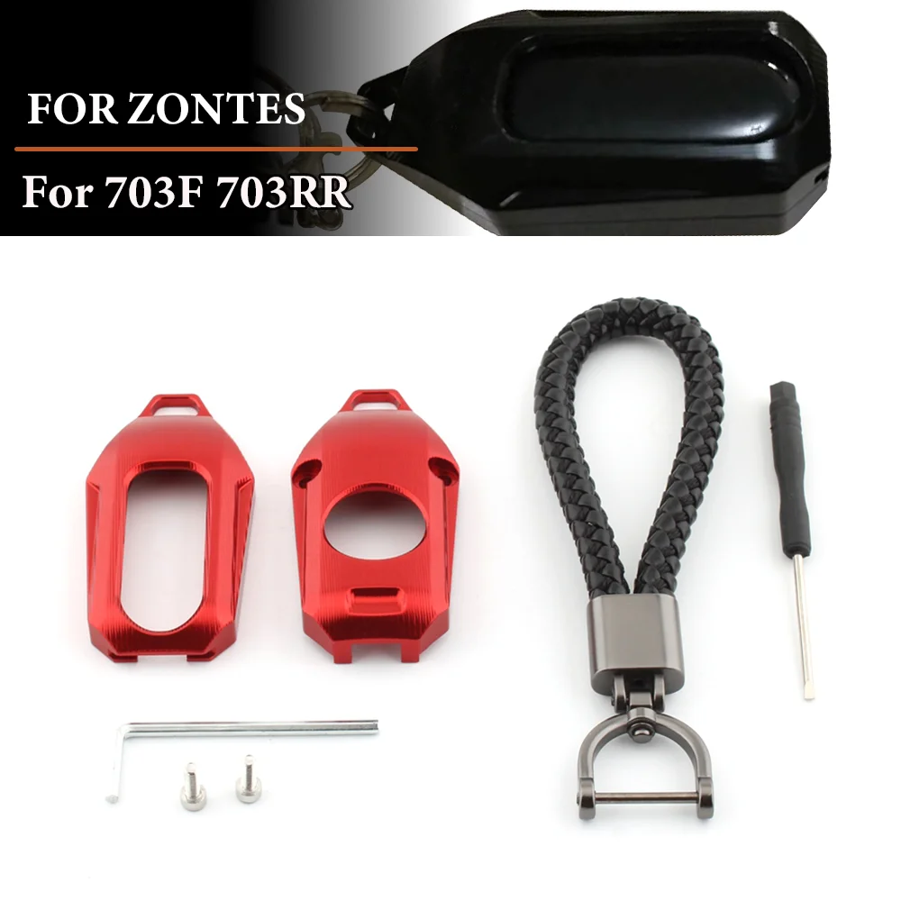 Motorcycle CNC Key Cover Case Shell Keyring FOR ZONTES 703F 703R 703RR 703 R F RR 368K K368G 368E 368D 368M 2024 2025 2026