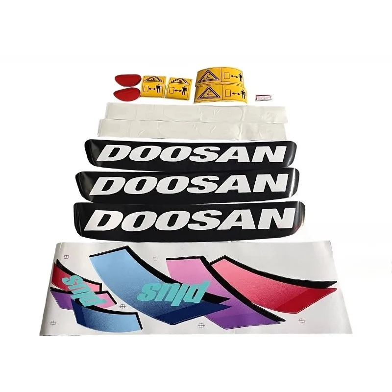 

Наклейка на экскаватор для Doosan DH55 60, 150, 200, 225, 258, 300, 370, 420-7, маркировка всего автомобиля