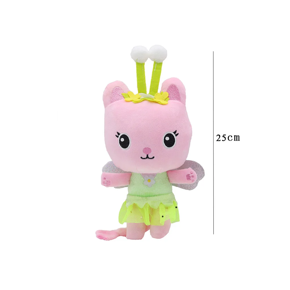 ตุ๊กตาแมวเมอร์แคทจาก Gabby's Dollhouse ของเล่นตุ๊กตาสัตว์น่ารัก แมวยิ้ม แมวขับรถ แมวโอบกอด ตุ๊กตาเด็กผู้หญิง Gaby ของขวัญวันเกิดสำหรับเด็ก ﻿