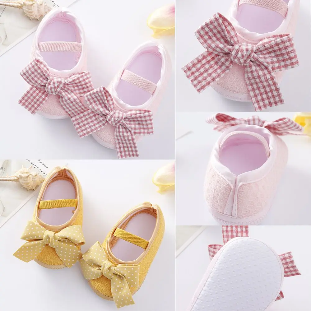 Casual Bowknot Soft Toddler Shoes  Girls Boots Infant Print Shoes First Walkers
