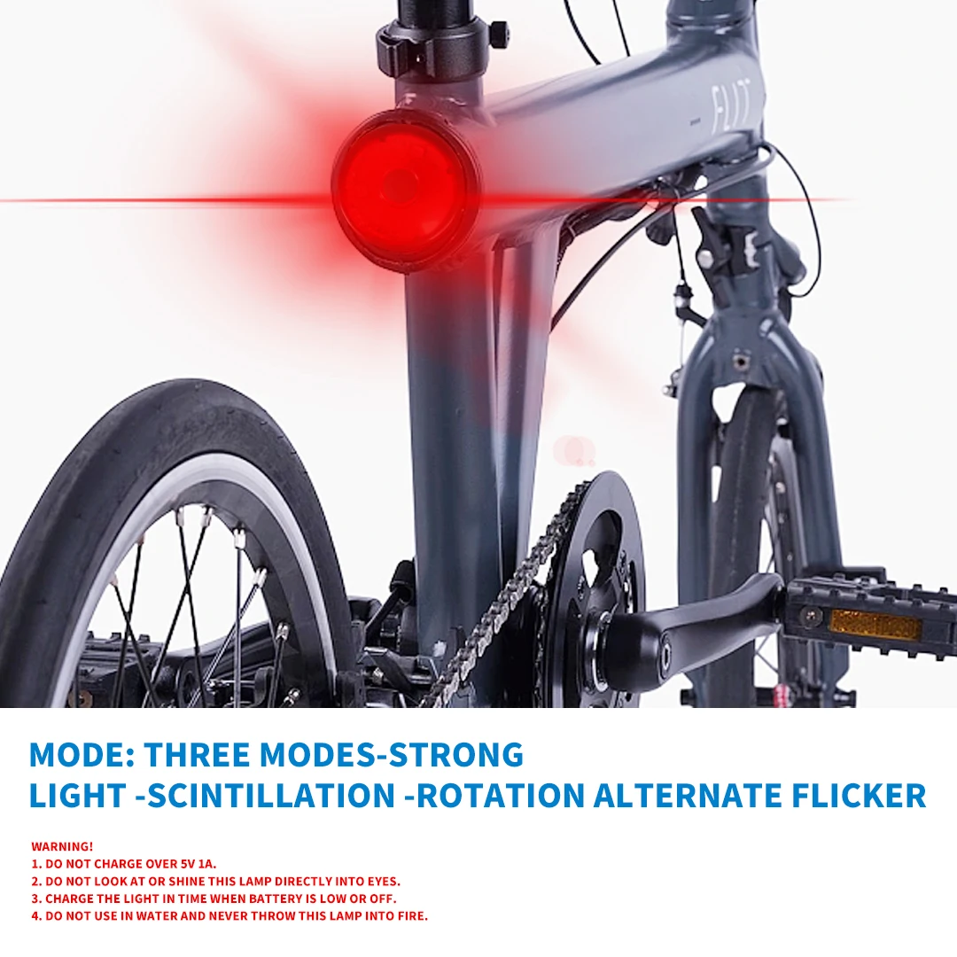 Mini LED Bicycle Tail Light Usb Chargeable Bike Rear Lights IPX4 Waterproof Safety Warning Cycling Light Helmet Lamps