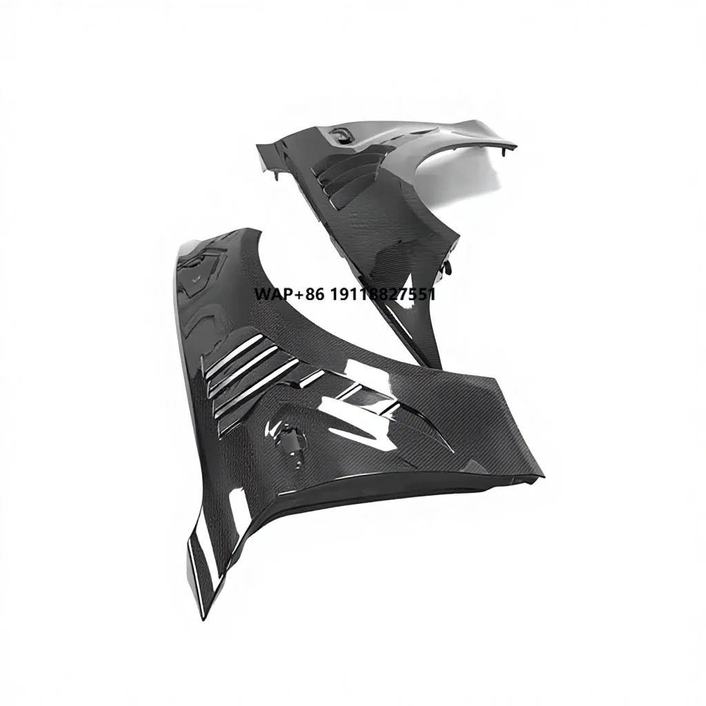 

Dry Carbon Fiber F87M2 Front Fender for F87 M2 M2 Competition Side Fenders Shark Vents Auto Accessories