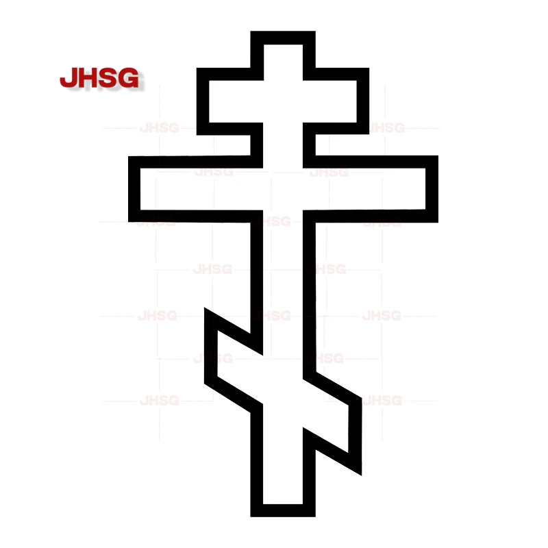 

Russian Orthodox Cross Vinyl Sticker Decal Car Sticker Motorcycle Car Window Bumper Decoration