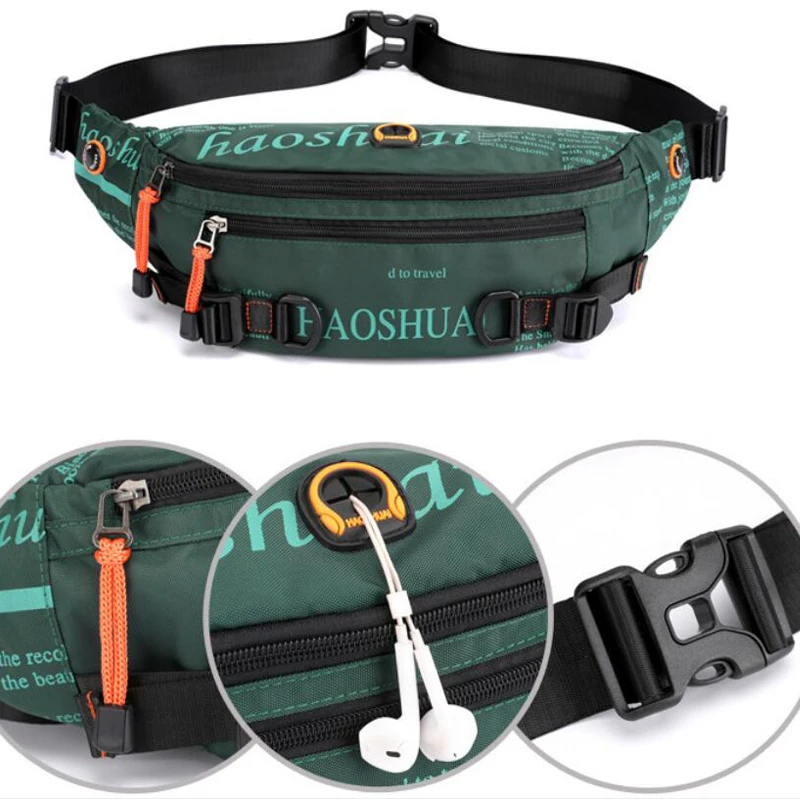 8inch Sport Phone Pack for Men Women Waist Bag Hip Packs for Travel Hiking Running Outdoor Sports Crossbody Bags