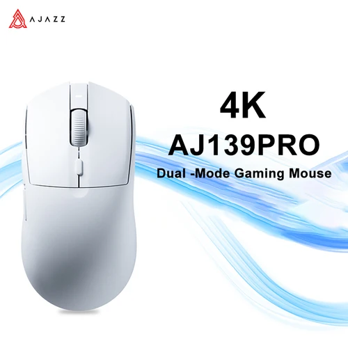 Imagen 2 del producto Ratón inalámbrico Ajazz AJ139PRO 4K 4000HZ 26000dpi I ratón para juegos por cable PAW3395 para juegos portátil tableta PC óptico