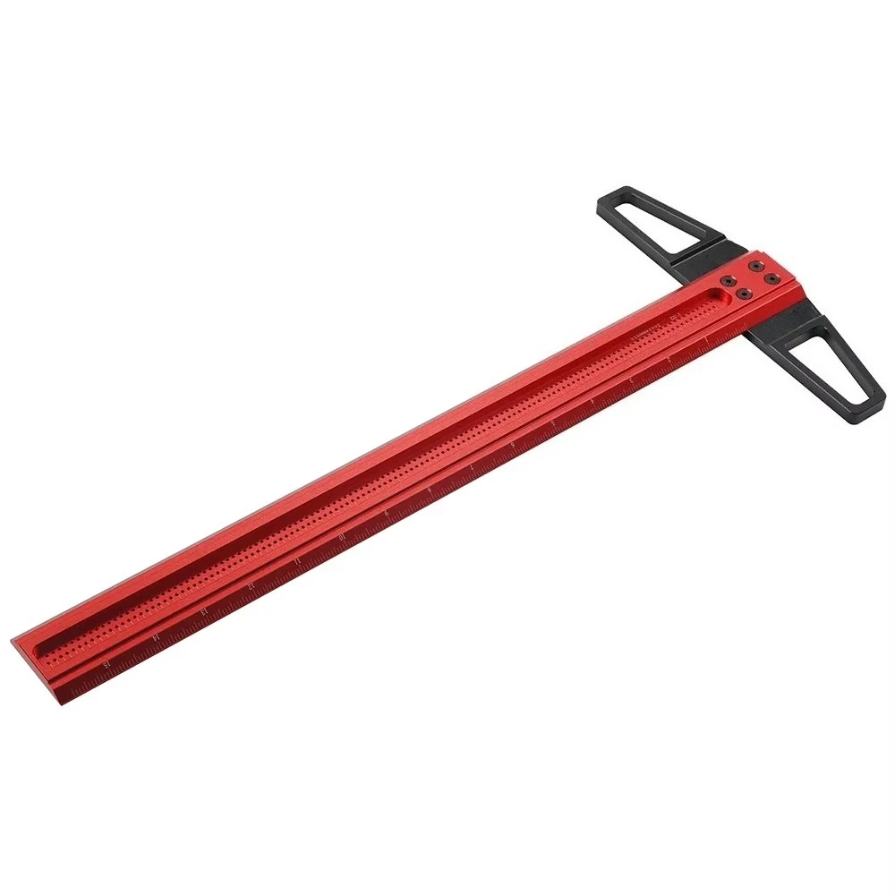 TS Imperial da 12 a 30 pollici in lega di alluminio di precisione Per la lavorazione del legno Scriber posizionamento marcatura T righello 1/16 pollici Per foro