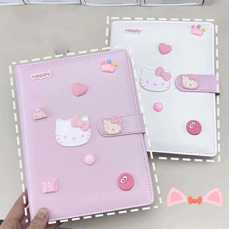 

Sanrio Kawaii Hello Kitty Anime Polaroid Storage Album Cute Sweet Cartoon Four-Box Grid Card Storage Lovely Gifts for Girls