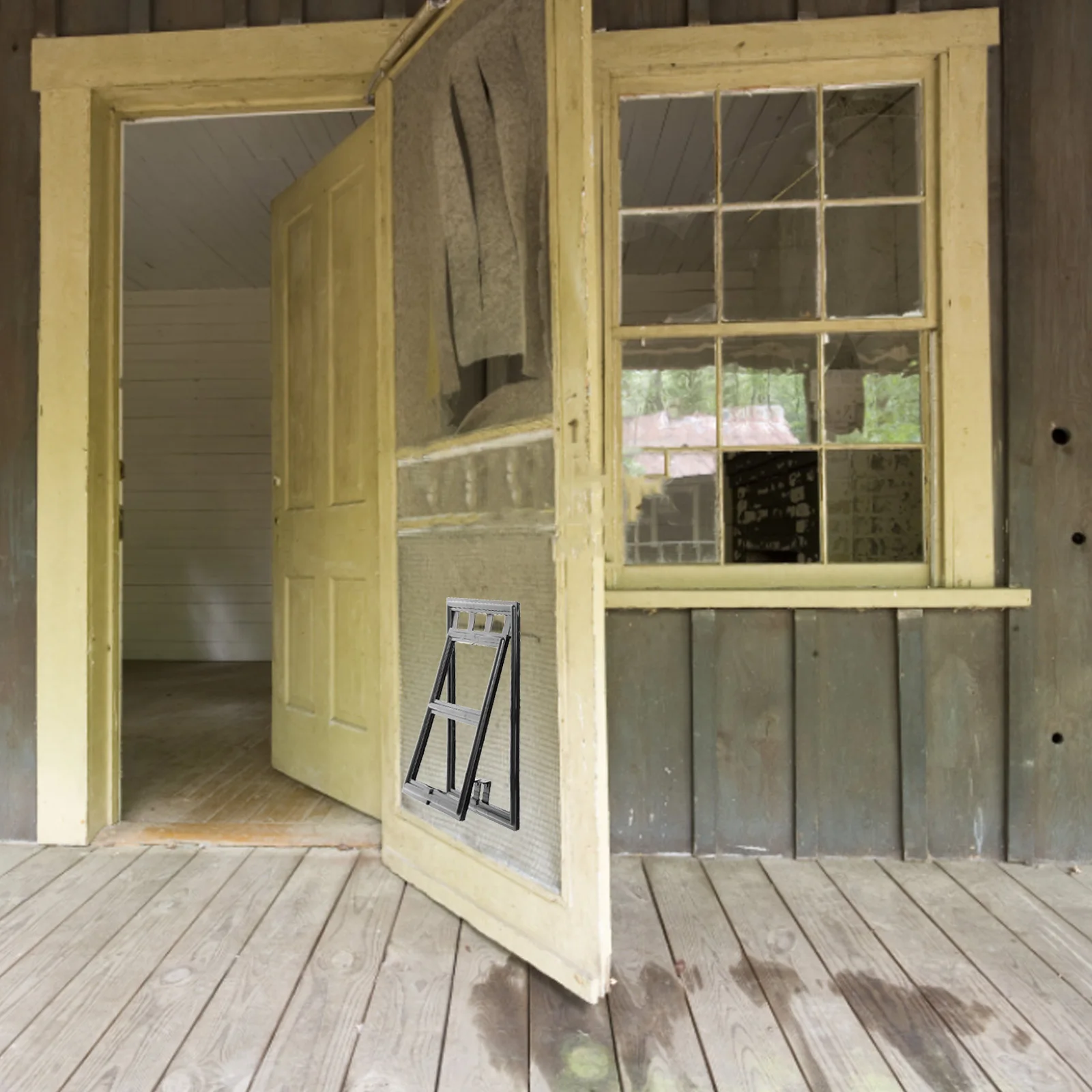 

Pet Screen Door for Small Dog Cat Flap Replacement Heavy Duty Secure Fit for Sliding Screen Door Free in Out Movement