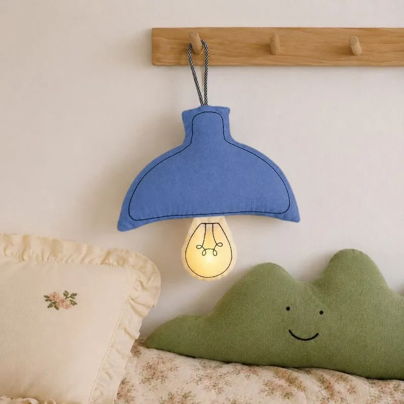 Ins Wind Night Light Bedroom Baby Feeding Eye Protection LED Bedside Lamp Children's Room Ambient Light Hanging Lamp Hanging