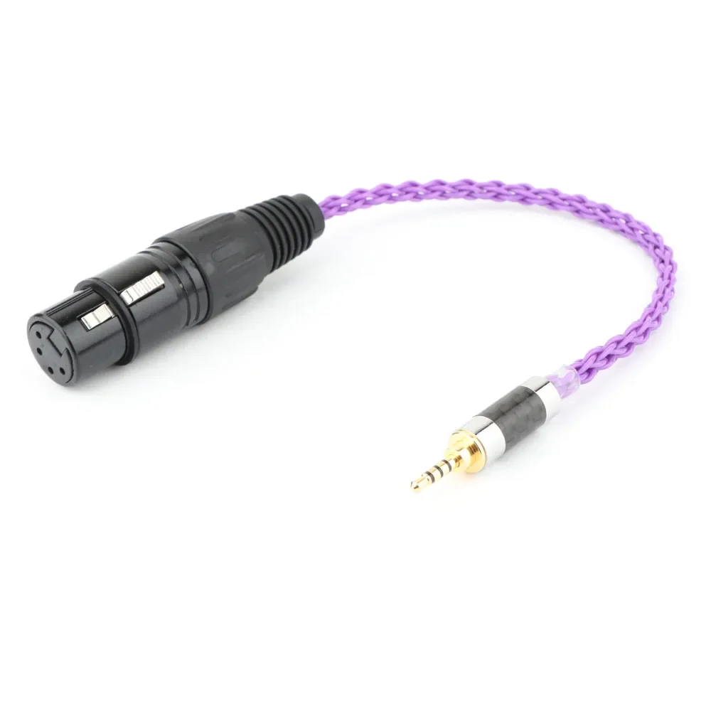 Preffair HIFI  2.5mm TRRS Balanced Male to 4-Pin XLR Balanced Female Audio Adapter Cable For AK240 AK380 AK320 DP-X1