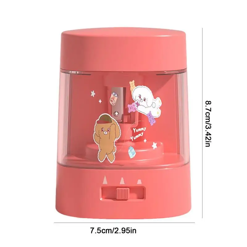 Automatic Electric Pencil Sharpener Durable Aesthetic Kawaii Stationery School Supplies Gifts For Kids Friends Students