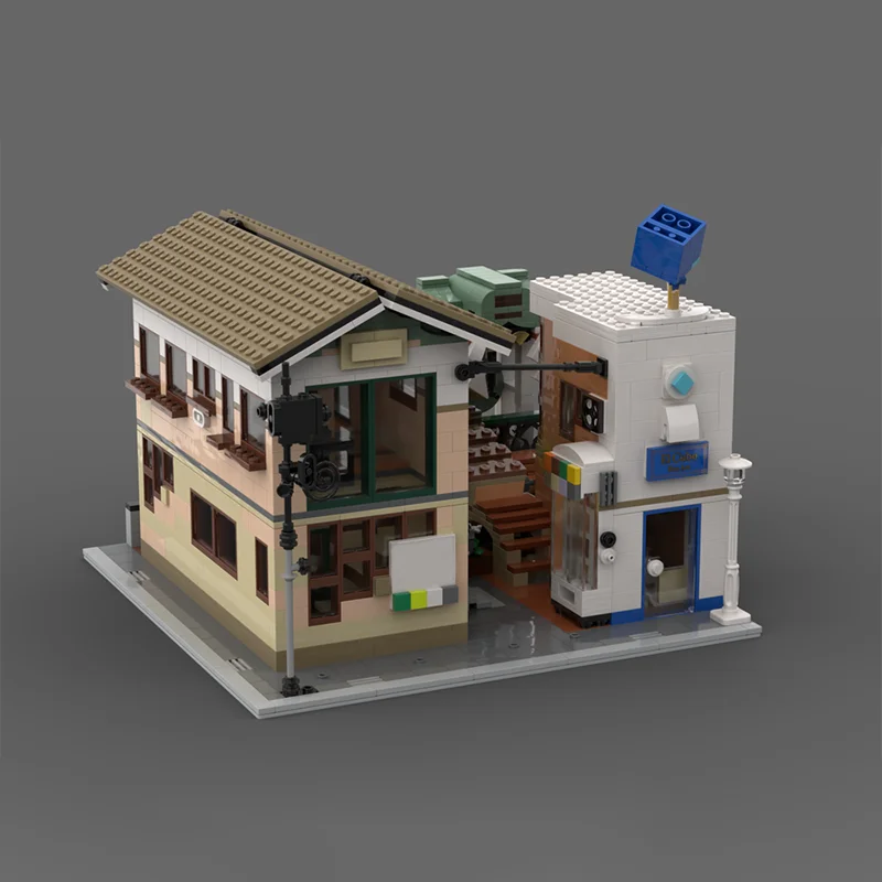 1773 elementy MOC Japońskie Ryokan - Pomysły na Remont i Modelowanie z Klocków Konstrukcyjnych, Zabawka do Składania, Pomysł na Prezent Świąteczny, Edukacja dla Dzieci