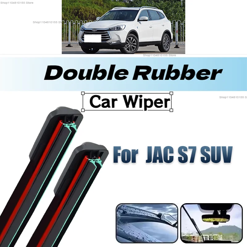 

3PCS Car Wiper for JAC S7 SUV 2021-2022 Front Rear Windshield